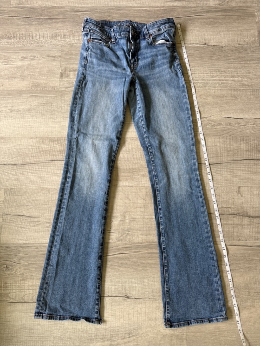 American Eagle Outfitters Light Blue Skinny Kick Jeans